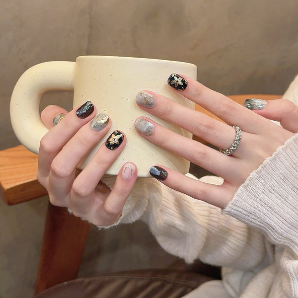 Luxury Emerald Press-On Nails